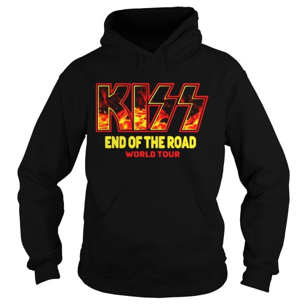 Kiss band end of the road world tour shirt