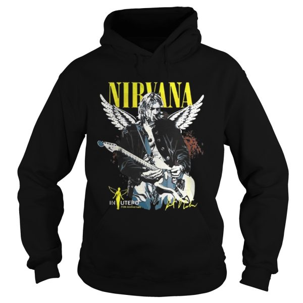 Kurt Donald Cobain Nirvana Inlutreo 20th anniversary Shirt