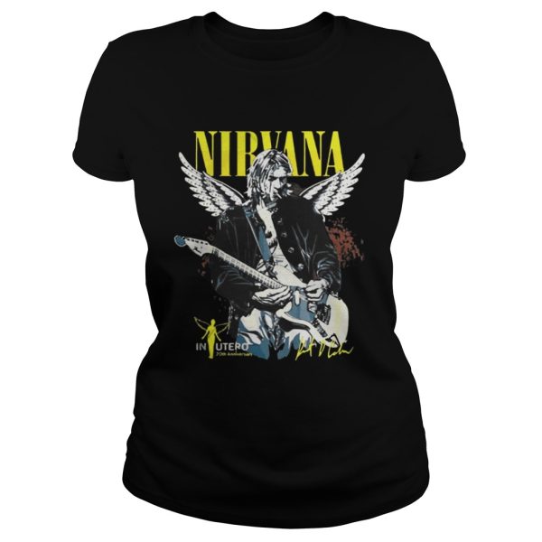 Kurt Donald Cobain Nirvana Inlutreo 20th anniversary Shirt