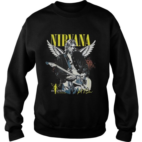 Kurt Donald Cobain Nirvana Inlutreo 20th anniversary Shirt