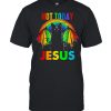 LGBT black cat not today Jesus shirt