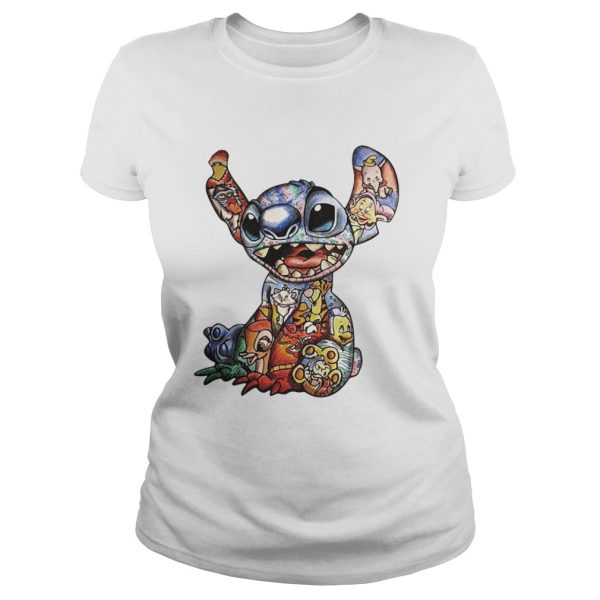 Lilo and Stitch Disney Characters Cross Stitch Pattern shirt