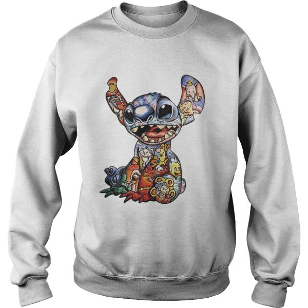 Lilo and Stitch Disney Characters Cross Stitch Pattern shirt