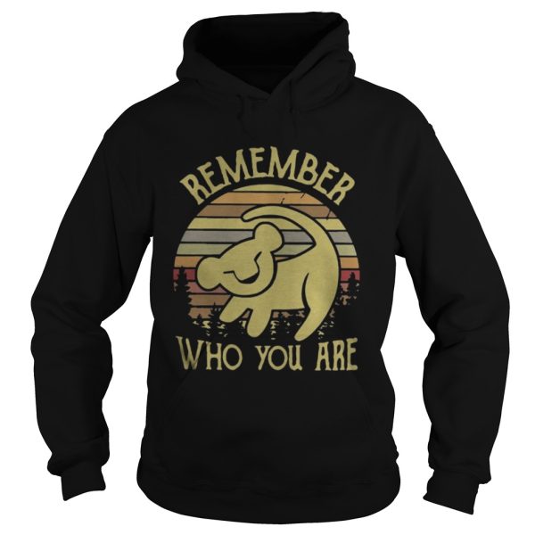 Lion King remember who you are shirt