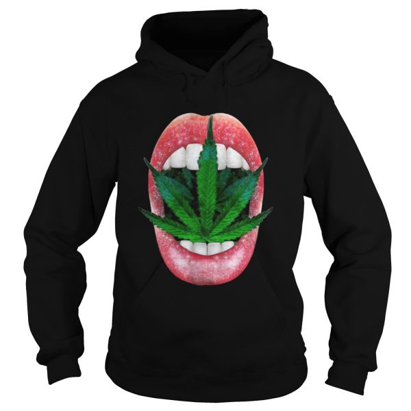 Lips And Marijuana Shirt