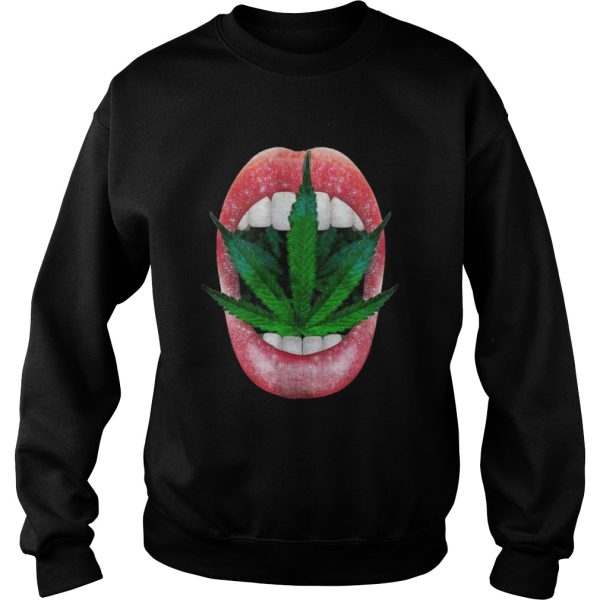 Lips And Marijuana Shirt