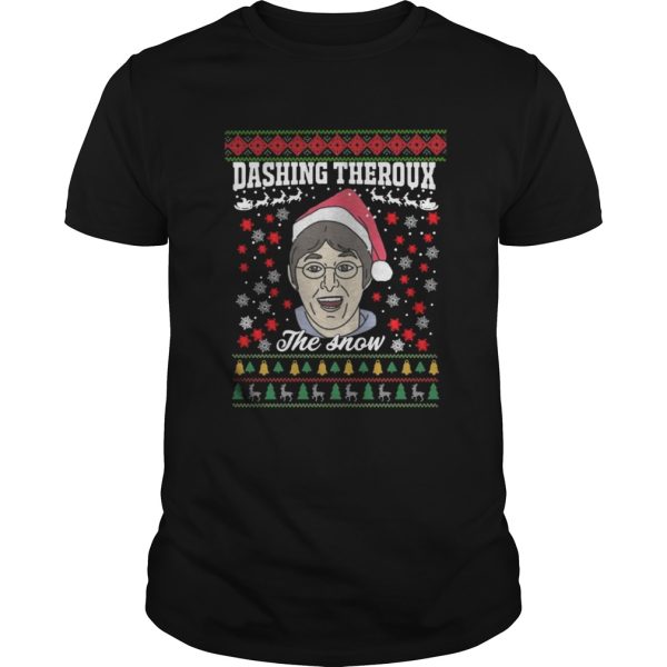 Louis Theroux Dashing Theroux The snow Christmas sweater