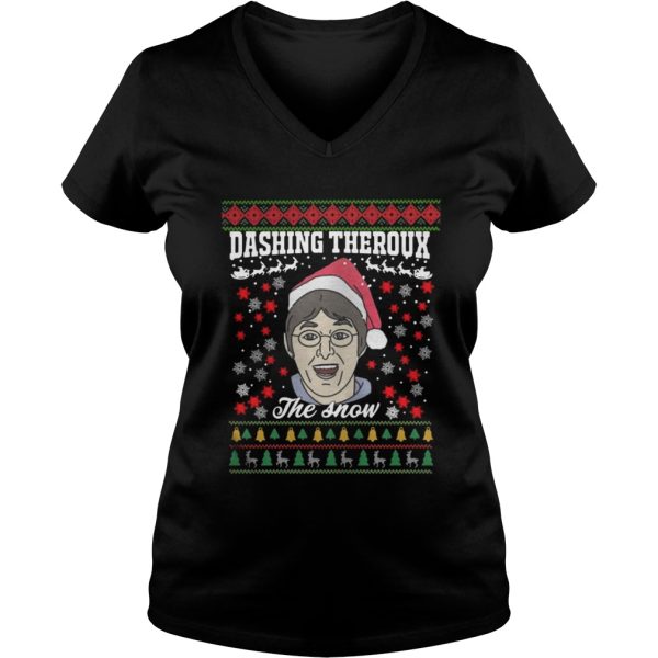 Louis Theroux Dashing Theroux The snow Christmas sweater