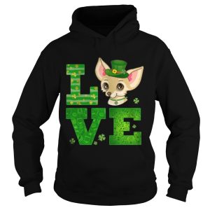 Love Chihuahua St Patricks Day Green Shamrock T Shirt 1