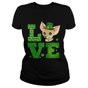 Love Chihuahua St Patricks Day Green Shamrock T-Shirt 1 Love Chihuahua St Patricks Day Green Shamrock T Shirt 2