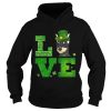 Love Doberman St Patricks Day Green Shamrock T-Shirt