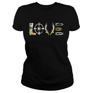 Love Hunting With Sunflower Gift Shirt 1