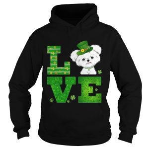 Love Maltese St Patricks Day Green Shamrock T Shirt 1