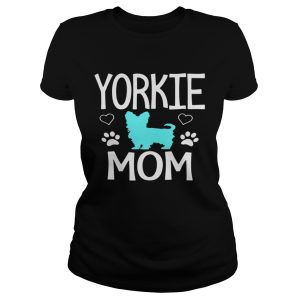 Love Yorkie Mom Yorkshire Terrier shirt 2