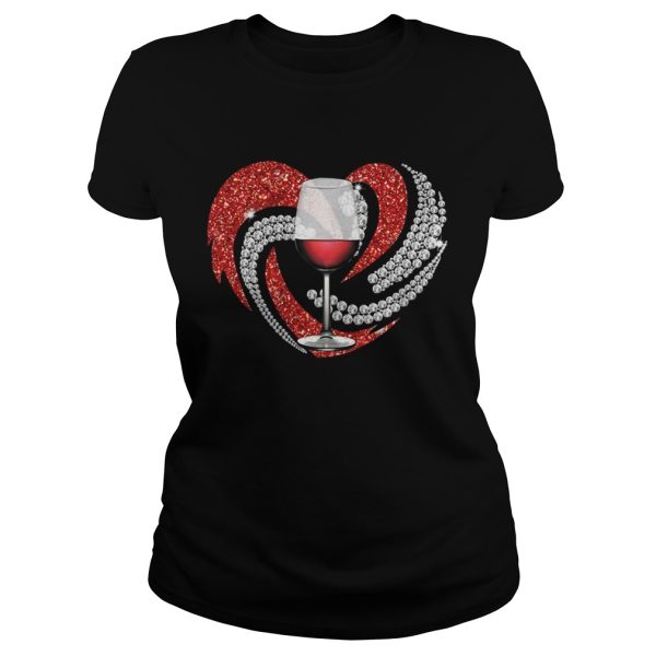 Love wine bling shirt