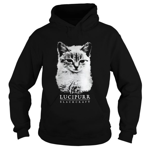 Lucipurr black craft cat shirt