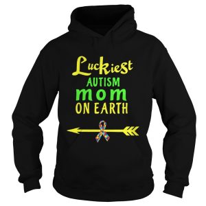 Luckiest Autism mom on earth Cancer shirt 1