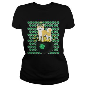 Lucky Shiba Inu Shamrock St Patrick's Day Shirt 1