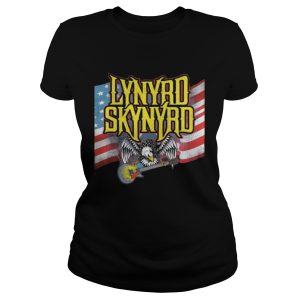 Lynyrd Skynyrd American Flag Eagle Guitar Shirt 1 Lynyrd Skynyrd American Flag Eagle Guitar Shirt 2