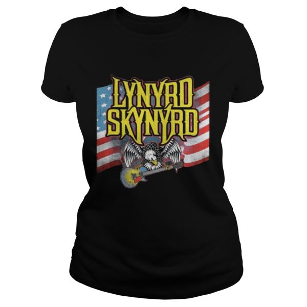 Lynyrd Skynyrd American Flag Eagle Guitar Shirt