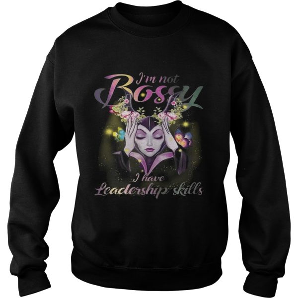 Maleficent I’m not bossy I have leadership skills T-Shirt