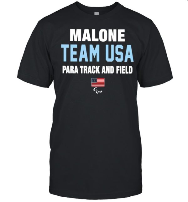 Malone team USA Para track and field shirt