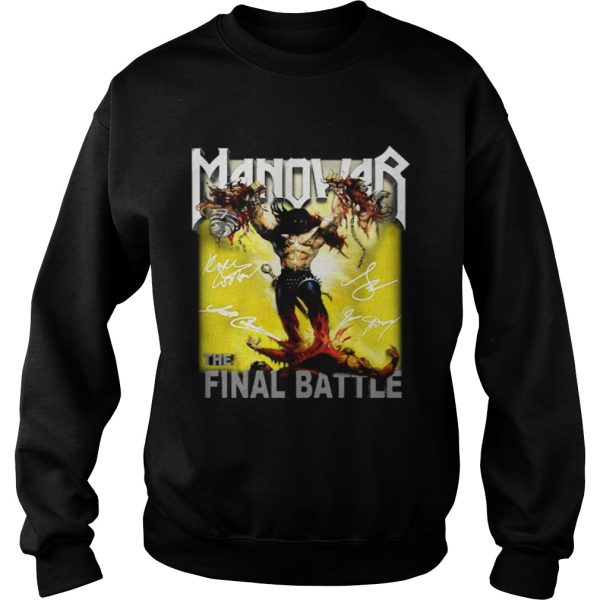 Manowar the final battle shirt