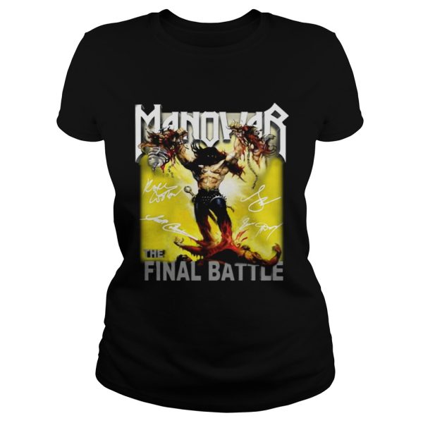 Manowar the final battle shirt