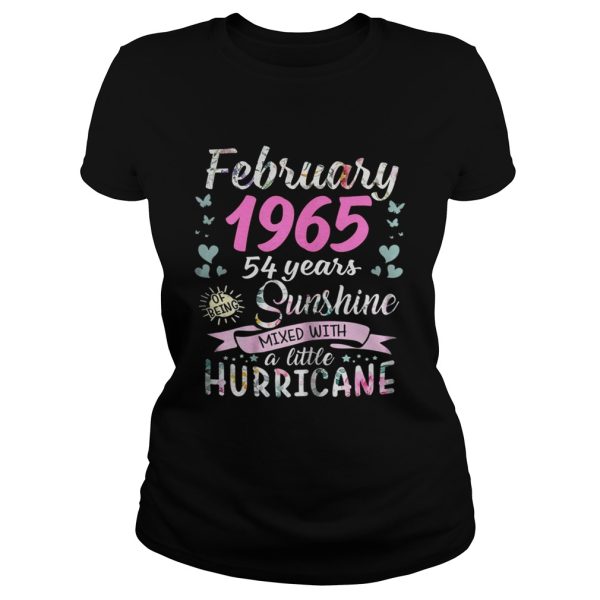 March 1965 54 years sunshine mixed with a little hurricane shirt