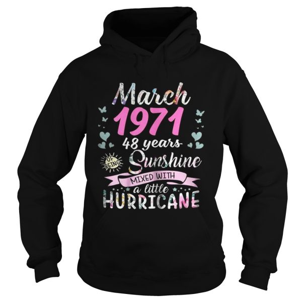 March 1971 48 years sunshine mixed with a little hurricane shirt