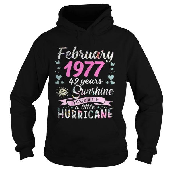 March 1977 42 years sunshine mixed with a little hurricane shirt