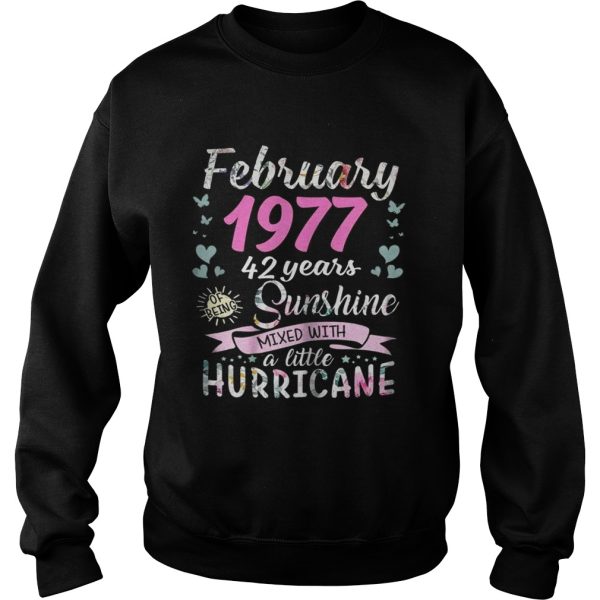 March 1977 42 years sunshine mixed with a little hurricane shirt