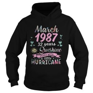 March 1987 32 years sunshine mixed with a little hurricane shirt 1