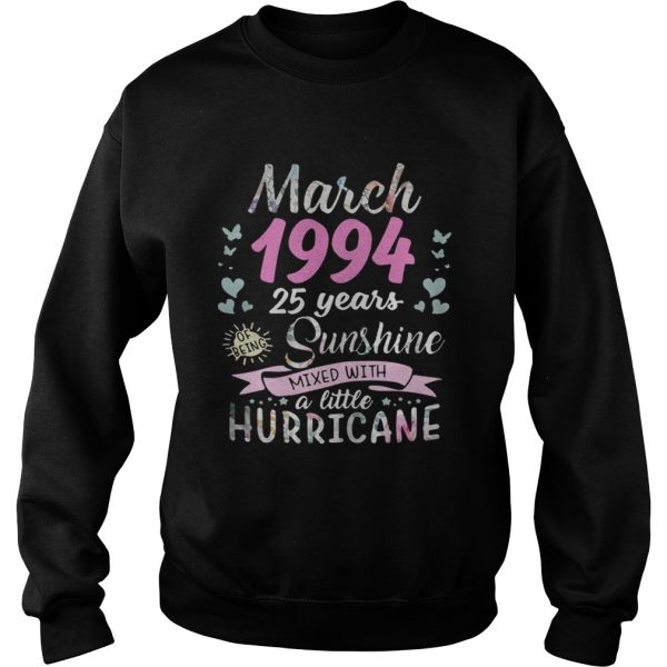 March 1994 25 years Sunshine mixed with a little Hurricane shirt