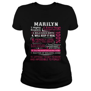 Marilyn highly eccentric extra tough and super sarcastic bold since birth shirt 2 Marilyn highly eccentric extra tough and super sarcastic bold since birth shirt 3
