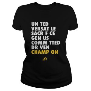 Mark Madsen Lakers Un Ted Versat Le Sacr F Ce Gen Us Comm Tted Dr Ven Champ On Shirt 2