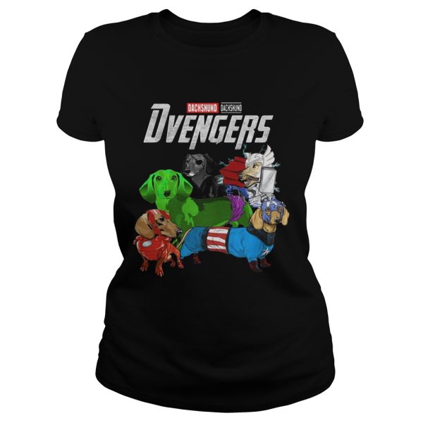 Marvel Avenger Endgame Dvengers Dachshund shirt