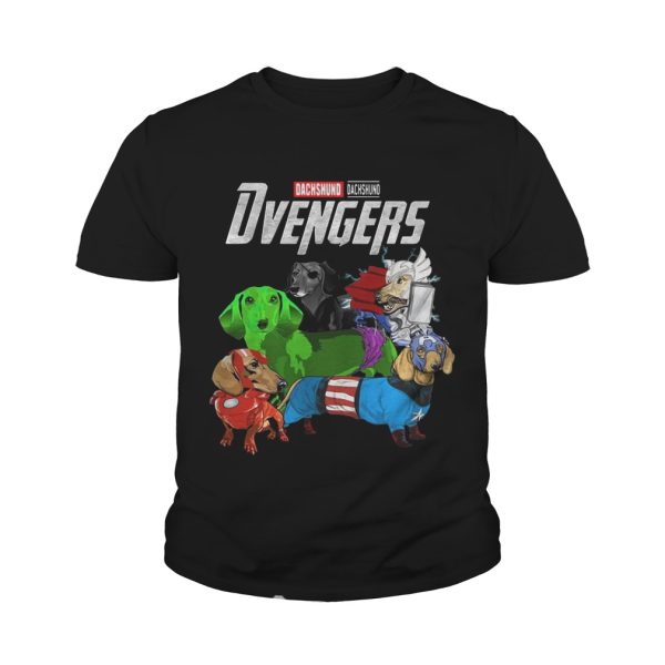 Marvel Avenger Endgame Dvengers Dachshund shirt