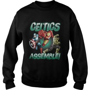 Marvels Avengers Celtics Assemble Basketball Team TShirt 2 Marvels Avengers Celtics Assemble Basketball Team TShirt 3