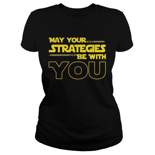 May Your strategies be with you star war version tshirt