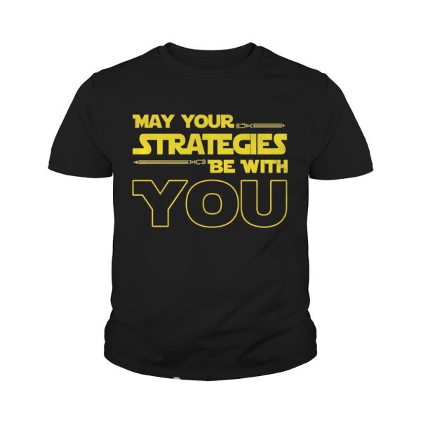 May Your strategies be with you star war version tshirt