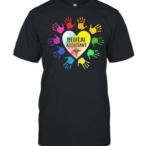 Medical Assisant Heart Medical Shirt