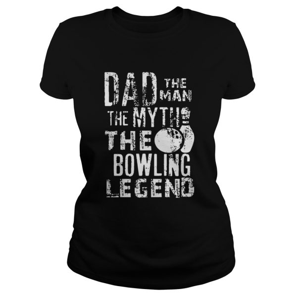 Mens Dad The Man The Myth The Bowling Legend Sweatshirt