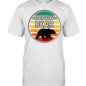 Mens Papaw Bear Shirt Bear For Grandpa Grandparents shirt