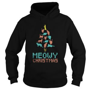 Meowy Christmas Tree Shirt 1