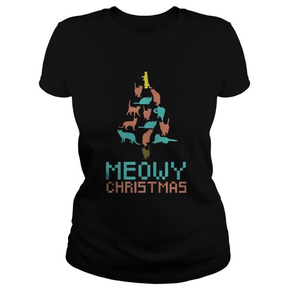 Meowy Christmas Tree Shirt