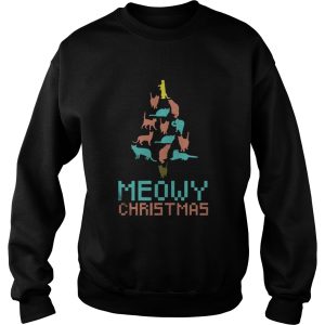 Meowy Christmas Tree Shirt 3