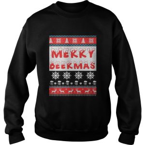 Merry Beermas Christmas Ugly shirt 3