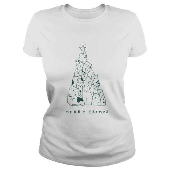 Merry Catmas christmas tree shirt