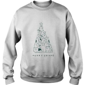 Merry Catmas christmas tree shirt 3